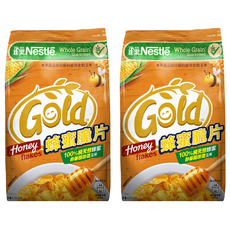 雀巢蜂蜜脆片早餐脆片，含全穀營養，100%純天然蜂蜜，非基因改造玉米, 225g, 2包