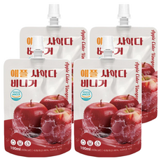 CHEONNYEON MEEIN 千年味人 蘋果醋飲 (100ml/包) 韓國進口, 4包