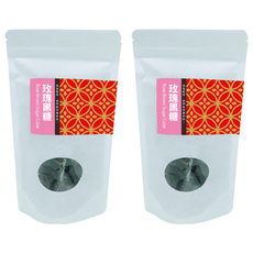 好日好食 玫瑰黑糖, 8入, 台灣在地製造, 真材實料, 獨立包裝, 隨冲隨飲, 清香好氣色, 304g, 2袋