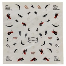 立體款美甲裝飾貼紙 TS-0021 85 x 100mm 3個, 1組