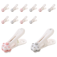 小麥購物 貓掌曬衣夾 Y468 6g, 顏色隨機, 12個