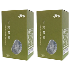 台灣源味本舖 台灣有機黑豆 台灣原生種 滿州小黑豆, 400g, 2盒