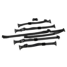 ORTLIEB Compression Straps Atrack 裝備固定帶 可掛裝備 尼龍材質, 黑色, 1條
