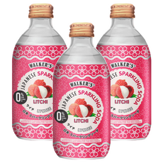 WALKER'S 無糖荔枝風味氣泡飲, 290ml, 3瓶