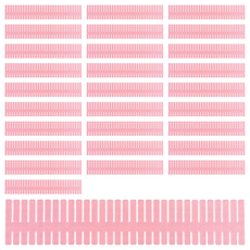 DIY抽屜收納分隔板 10片含10個固定十字扣, 47cm, 粉色, 3組