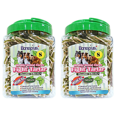 Boneplus 六星雙效草本潔牙棒 S號 維持口腔衛生與排除口腔異味, 薄荷, 600g, 2桶