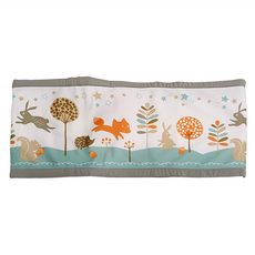 BreathableBaby 透氣嬰兒床圍兩側型床圍 Set 2個，148x28公分，100%聚酯纖維, 魔法森林