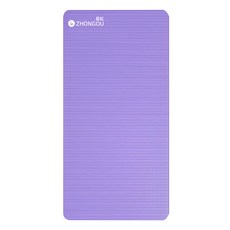 ZHONGOU 長紅 NBR加厚款瑜珈墊/防滑墊/地墊 YG58 附綁帶+背袋+拉力繩或拍拍球(顏色款式隨機), 紫色, 1組