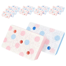 KEYTOSS 詰朵斯 柔纖維 小蘇打雙效海綿菜瓜布, 5組, 4個