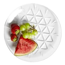 sagaform 野餐餐盤組4入組 壓克力材質, 1組, 4件組野餐餐盤, Clear