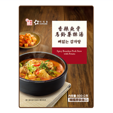 OURHOME 愛味弘 香辣無骨馬鈴薯排湯, 1包, 800g