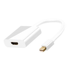 UniSync Mini DisplayPort轉HDMI 25cm 最高支援1080P Thunderbolt, 單一商品, 1個