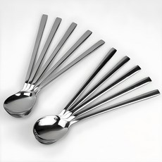 赫金斯 不鏽鋼魅力湯匙, 10個, 單品, 銀