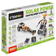 Engino 安捷積木 EN-STEM30 教育系列 安捷積木套裝，太陽能動力，STEM玩具，16種模型, 太陽能, 1盒