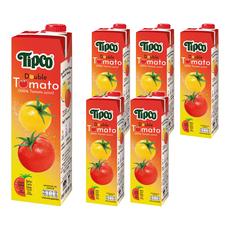Tipco 100%雙番茄汁 6瓶 1L - 健康美味
