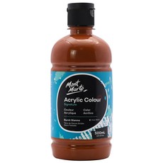 Mont Marte 蒙瑪特 壓克力顏料, Burnt Sienna, 500mL, 1色