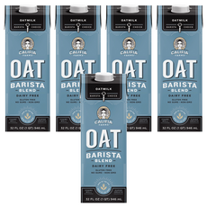 CALIFIA FARMS 無糖燕麥奶 咖啡師配方 低麩質 純素可用 非基因改造, 946ml, 5瓶