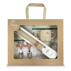 Citron 小檸檬 幼兒餐具禮盒, 1套, 幼兒餐具2件組 + 迷你矽膠杯 + 矽膠餐墊, 芭蕾女孩