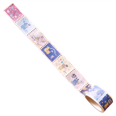 YENDAR 研達 Rody 彩繪郵票紙膠帶, 15mm x 5m，40週年紀念, 1捲