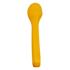 矽緻收納不鏽鋼餐具3件組 包含矽膠著, 萊姆黃, 筷子 + 叉子 + 湯匙, 1組