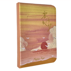 德德小品集 時繪口袋本 70 x 105mm 2本, 霧海長夢 粉橘色 + 黃色, 1組