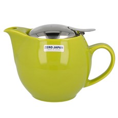 ZERO JAPAN 陶瓷不鏽鋼蓋壺 青草綠 日本產, 450ml, 1個
