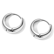 ENCLAIR 女性日常基本款易扣式耳環 14mm