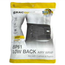 BRACOO 奔酷 腰部中等仿生骨曲線彈力支撐護腰 BP61, 1件