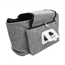 bebenuvo 翔駿親子 推車掛袋 綁帶能自由調整 顏色、樣式多樣, 質感灰色款, 1個