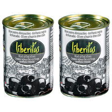 liberitas 無籽黑橄欖 西班牙原產, 400g, 2罐