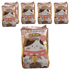 燒呼呼 手握式暖暖包 Set, 持續24小時 最高溫度65度, 日本進口親膚布料 輕薄好攜帶, 隨拆即用, 6袋