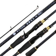 Abu Garcia TITAN III 泰坦3 全方位入門 淡水 路亞竿 釣竿, 全長194cm 收納長100.5cm, 黑色