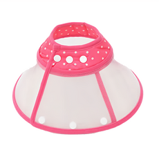 捷華 防咬項圈, L號(頸圍26~30cm 深度15cm), 粉紅色, 1個