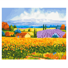 ArtLife 藝術生活 鑽石畫 GJ982 向陽花田 1kg, 向陽花田 多色