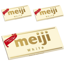 meiji 明治 白可可製品 片裝, 40g, 3個