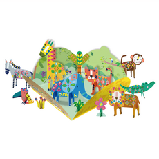 德國Avenir Kids N次換裝貼 野生動物 Set 200+, 野生動物 多色, 1組