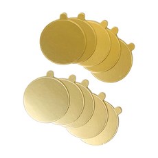 特圓 蛋糕紙托-金色圓形(50入) 8cm, 1入