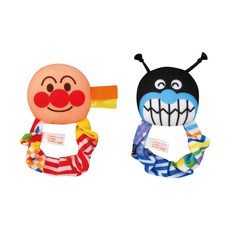 ANPANMAN 麵包超人 我的第一個3way手搖鈴 搖一搖會發出鈴噹聲或沙沙聲 寶寶可盡情抓取&咬舔, Multicolor, 1組