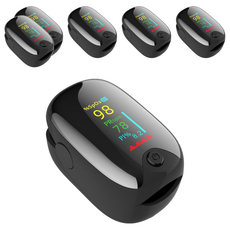 液晶顯示指夾式 TFT顯示螢幕 防水防摔 脈搏血氧儀, 6個