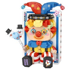 LoZ 微型迷你積木, 1個, 撲克小丑 多色