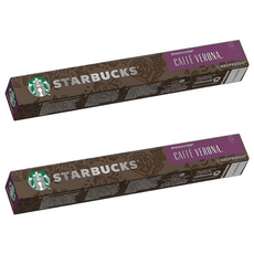 STARBUCKS 星巴克 佛羅娜單品膠囊咖啡 Nespresso咖啡機適用, 5.5g, 10顆, 2盒