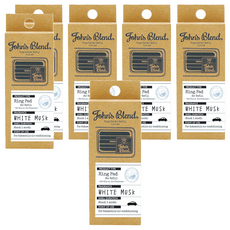 John's Blend 車用芳香劑 補充包 2個, 白麝香, 6盒