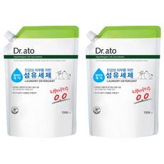 Dr.Ato 無敏原洗衣精補充包 低刺激 敏感肌適用, 1.5L, 2包