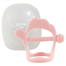 SiliPot 韓國 美力沽造型固齒器, 鉑金矽膠材質 無雙酚A 熱水消毒 幫助按摩牙齦, 固齒器 + 收納盒, 手形, 1個