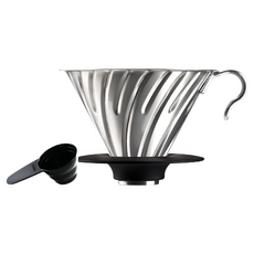 HARIO V60白金金屬濾杯 VDM 02HSV 1~4杯, 1個, 濾杯