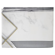 北歐風 PVC桌巾, 大理石紋, 220 x 140cm, 1個