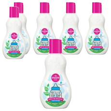 dapple baby 奶瓶及餐具清潔液 外出用 無香精, 美國原裝進口 植物萃取成份 無人工香料染料 無塑化劑 環保使用後可由生物分解, 90ml, 6瓶