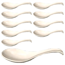 TATUNG 大同磁器 彎湯匙10支組 - 單色 餐廳家用, 1組