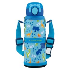 ZOJIRUSHI 象印 小熊鎖定扣童用不銹鋼保溫杯, 叢林恐龍, 480ml, 1個