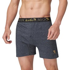 Arnold Palmer 雨傘牌 AB紗平口褲 50%棉 側邊開衩 舒適透氣, XL, 黑